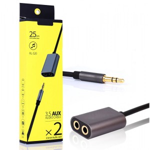 Remax RL-S20 3.5mm AUX Audio Cable 25cm