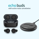 Amazon Echo Buds with Active Noise Cancellation Wireless charging case