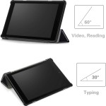 Amazon Fire HD 10 7th & 9th Gen Case tri Smart Book Stand Cover