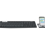 Logitech K375s Keyboard Bluetooth Wireless Connectivity