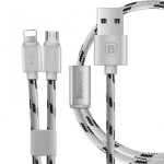 Baseus Portman Series 2-in-1 Micro + Lightning Charging Cable