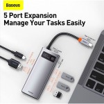 BASEUS STARJOY 5-in-1 Multifunctional Type-C HUB Docking Station