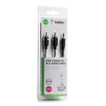 Belkin F3Y116BT2M Mini-Stereo To RCA Audio Cable