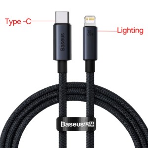 BASEUS USB TYPE C to LIGHTNING Cable PD 20W