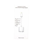 Lightning to 3.5mm Audio & Call & Charger Adapter JH-026