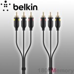 Belkin F3Y084bf2M Composite/RCA Audio Video Cable (Black)