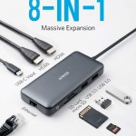 Ankar PowreExpand 8-in-1 10Gbps USB- C Hab Gray
