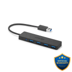 Ankar 4- Port Ultra Slim USB3.0 Data Hub 20cm Black
