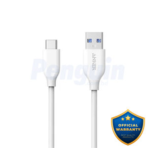 Ankar Powreline+ lll USB- C to USB A 3.0 3ft White