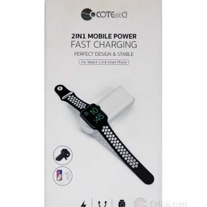 COTEETCI 2 IN 1 WIRELESS FAST CHARGING PAD